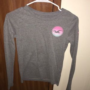 A long sleeve hollister shirt